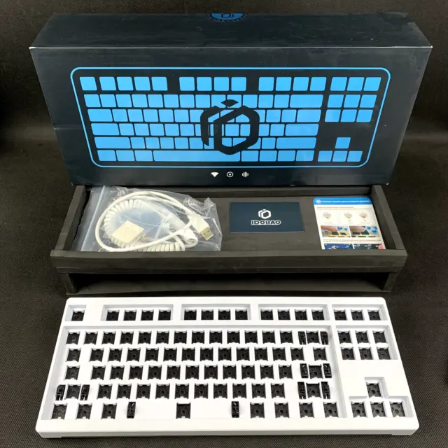 Idobao ID87 V2 Mechanical Gaming Keyboard Kit (No Key Caps / Switches) White