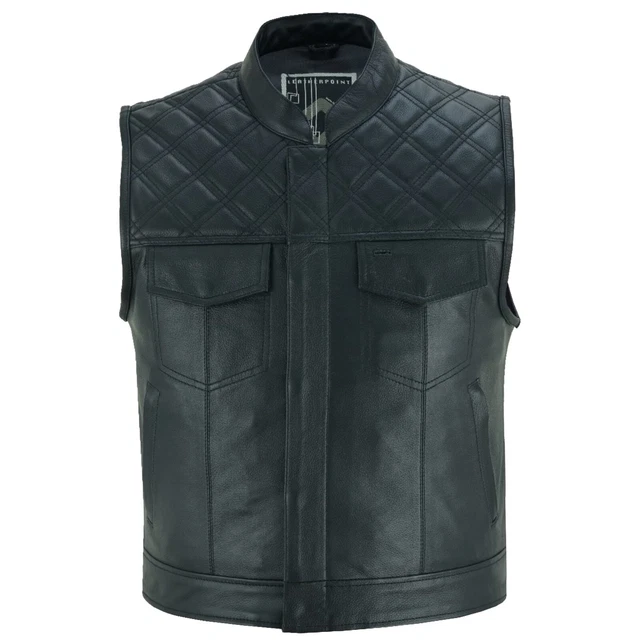 Gilet Moto Pelle Biker Moto Club Gilet Moto Chopper Gilet Moto