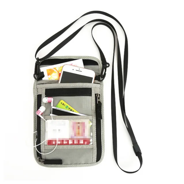 BRUSTBEUTEL MIT SICHTFENSTER,REISEPASS Tasche mit RFID,Reisedokumententasche   EUR 28,73 - PicClick DE