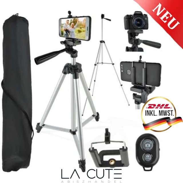 Stativ Halterung Halter Tripod Ständer für Handy Smartphone Kamera verstellbar