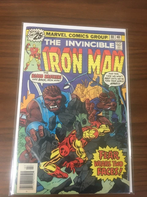 The Invincible Iron Man #88: Fear Wears Two Faces Marvel Comics 1976.   (A)