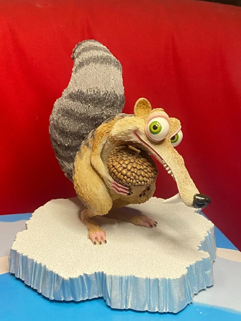 Statue Scrat (L'Âge De Glace) Par Attakus - Résine, 14 Cm, Numérotée