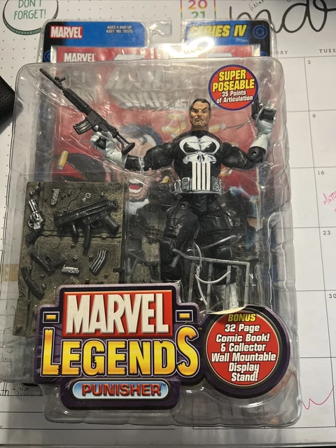 Marvel Legends Series IV The Punisher Warzone #1 Action Figure 2003 Toy Biz