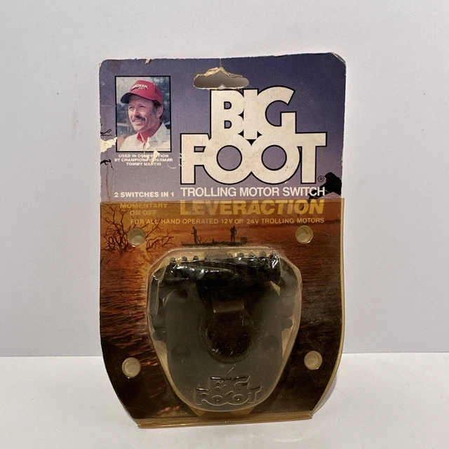 TOMMY MARTIN BIG FOOT TROLLING MOTOR LEVER ACTION ON/OFF SWITCH 12V 24V