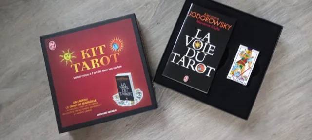 COFFRET KIT TAROT JODOROWSKY la voie du Tarot de Marseille livre et jeu -  tbe