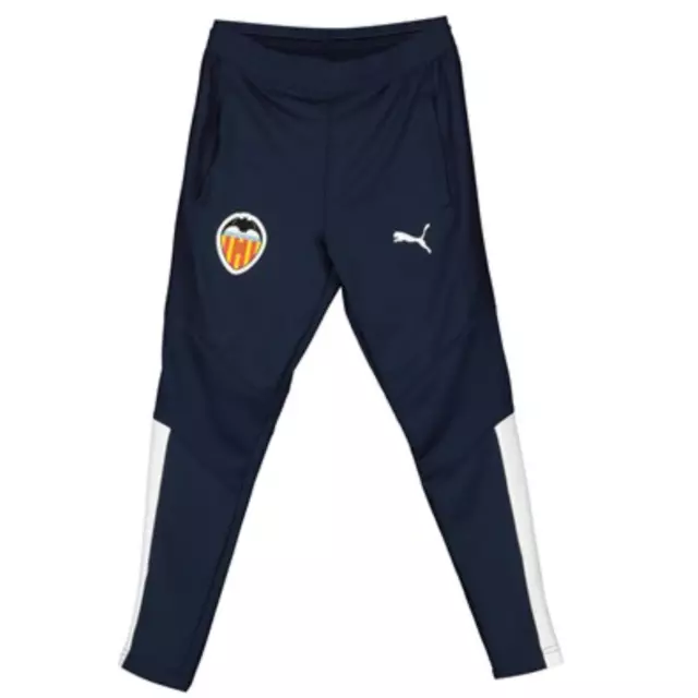 Valencia Kid's Football Trousers (Size 13-14Y) Puma Pro Training Joggers - New