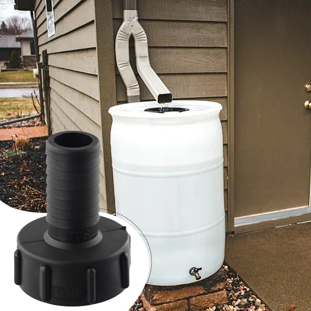 IBC TANK BUCKET Connector Accessories Adapter Black Non-toxic ...