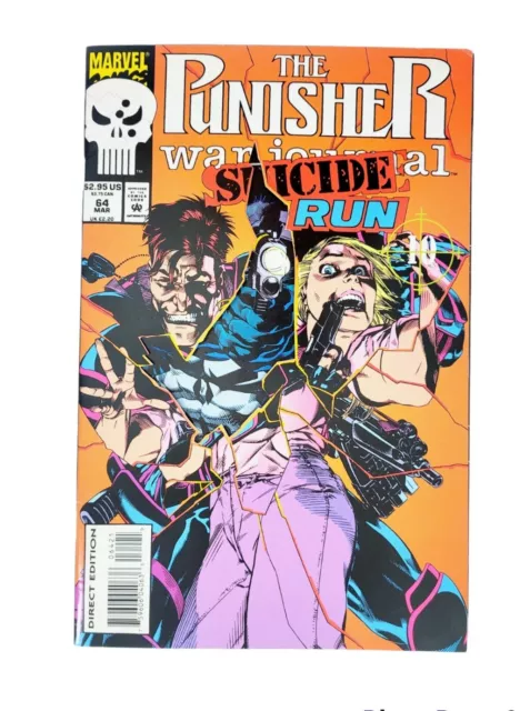 The Punisher War Journal Suicide Run 10 Comic Book Vol 1 #64  Marvel Comics 1994