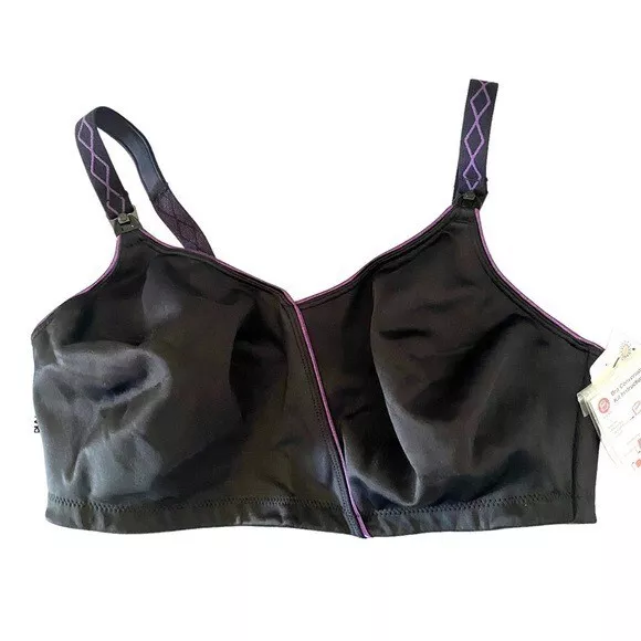 Bravado Essential Embrace Nursing Bra Black Purple 2