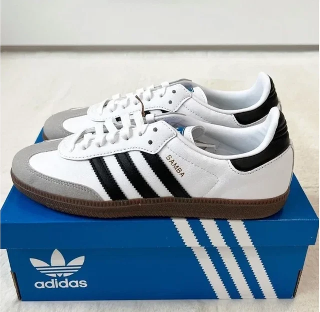 adidas samba og cloud white & core black shoes