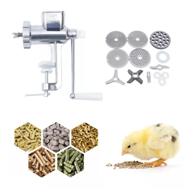 1pc Pet Birds Feed Machine DIY Manual Birds Fishing Bait Animal Food Pellet Mell