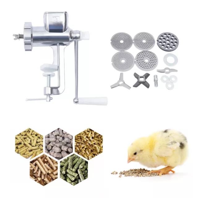 1pc Pet birds DIY feed machine Manual Birds Fishing Bait Animal Food Pellet mell