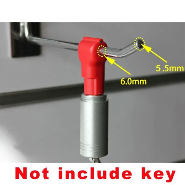 100Pcs EAS Security Euroslot Hook Durable ABS Plastic Anti Theft Stop Lock Tool
