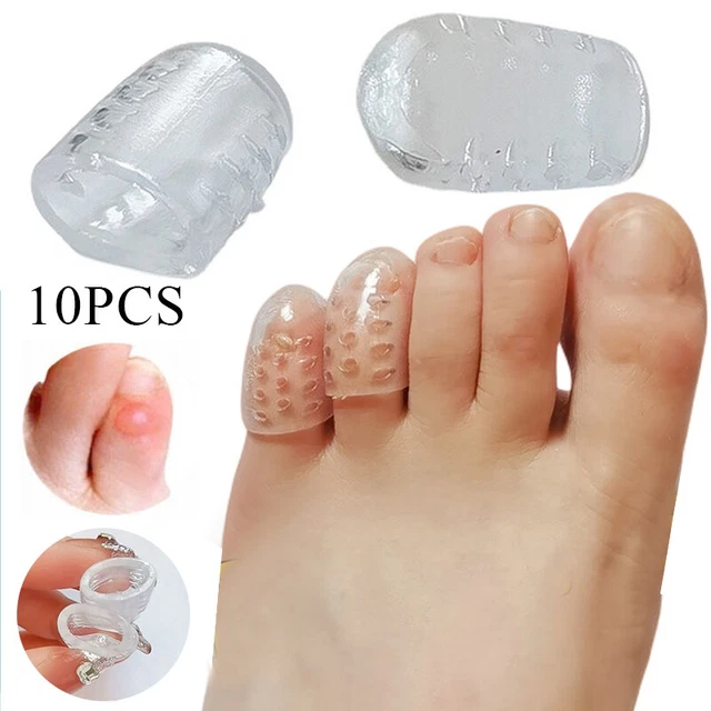 10Pcs Silikon Zehenkappen Anti-reibung Atmungsaktiv Zehen Schoner Verhindert E