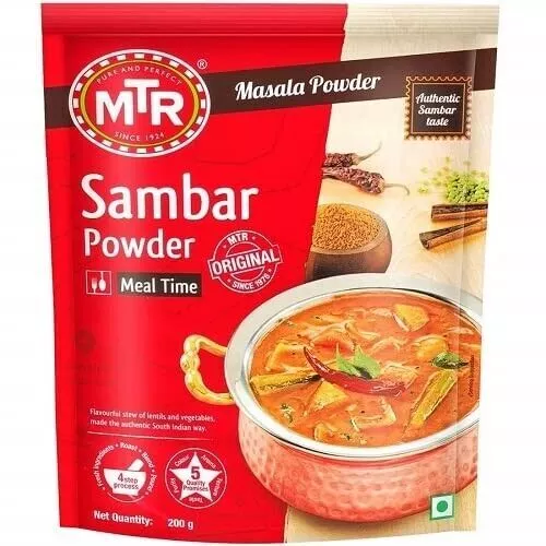 MTR Sambar Masala Powder 200 g - (Pack of 1) AU