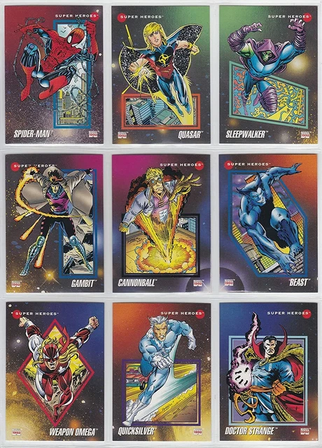 1992 Marvel Universe III Impel X-Men Base Card U Pick Choose Complete Your Set