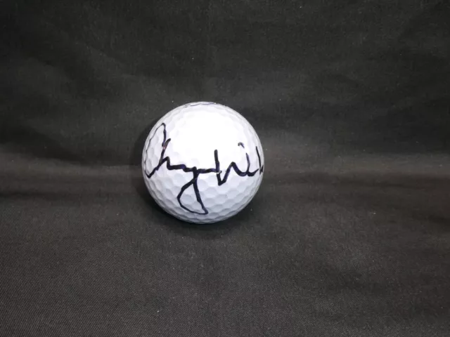 Cheyenne Woods Hand Signed Pinnacle Light Purple Golf Ball Autograph LPGA