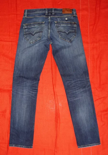 Jean Pepe Jeans Spike Slim Stretch Bleu Used W30L32 3