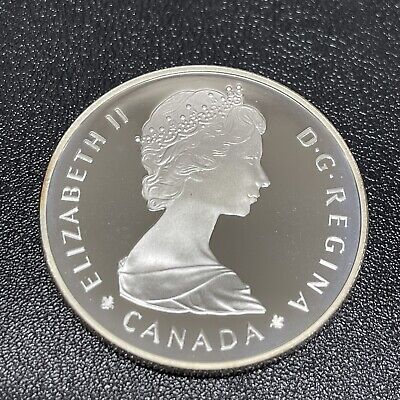 1985 Silver Dollar 100Th Anni. National Parks Of Canada Proof Coin W/Box & Coa