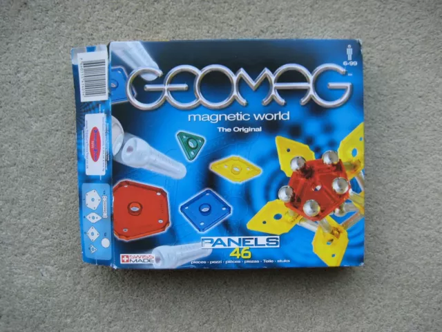 GEOMAG MAGNETIC WORLD The Original Panels 46 Genuine Swiss Made