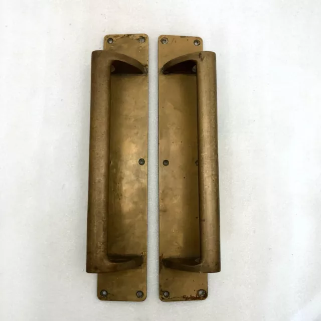 Vintage Pair Bronze Door Pulls