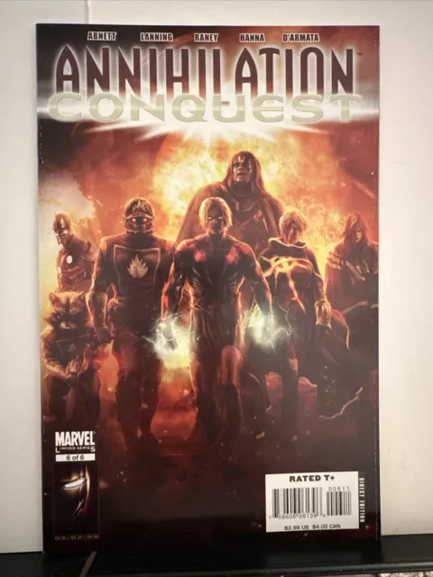 Annihilation: Conquest #6 (2008) 1st Appearance of ‘New’ Guardians/Galaxy.