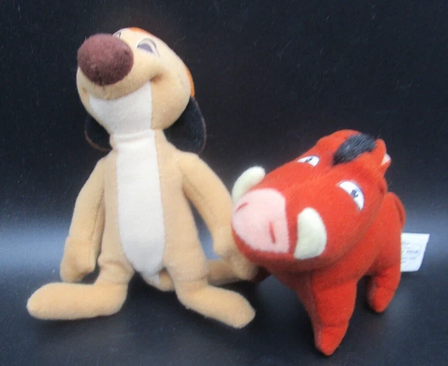 Disney Lion King 2 Simba's Pride Timon & Puumba McDonald's Happy Meal plush toys