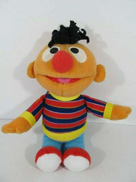 Fisher Price Ernie Sesame Street Plush Doll 10" Stuffed Animal Toy 2002