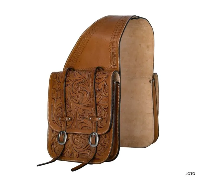 Western BARREL RACING HORSE SADDLE Borsa da sella per cavallo attrezzata...