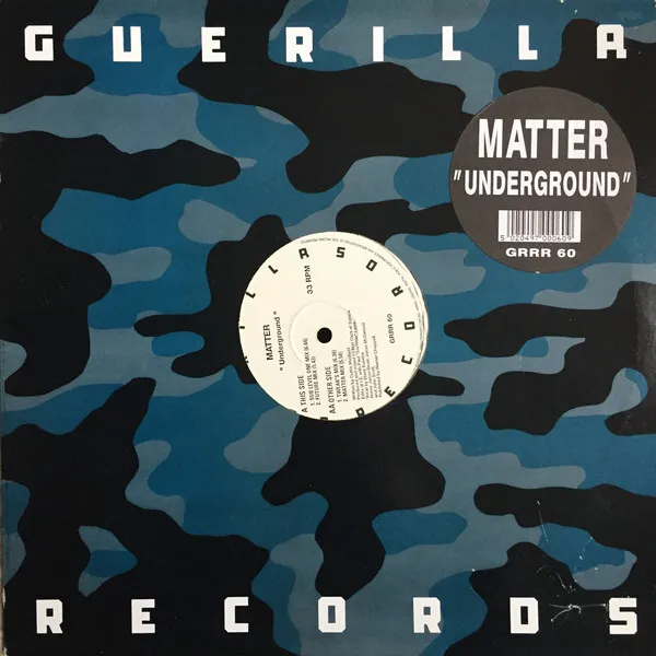 Matter - Underground - Used Vinyl Record 12 - G5628z