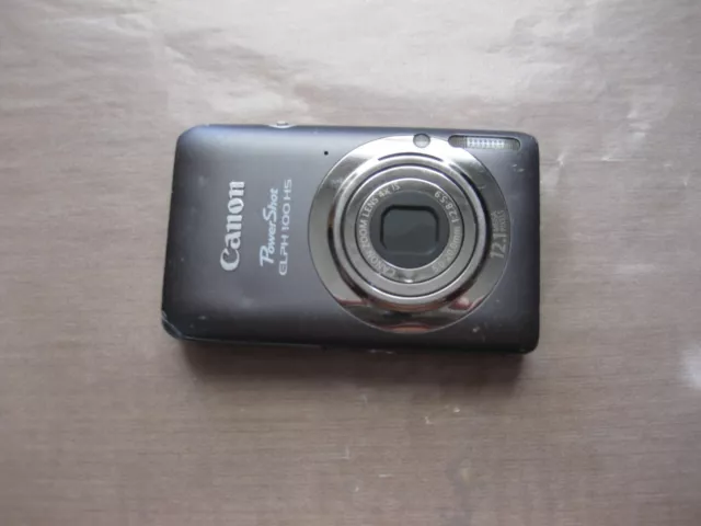 Canon PowerShot ELPH 100 HS 12.1MP 4x Digital Camera - Gray