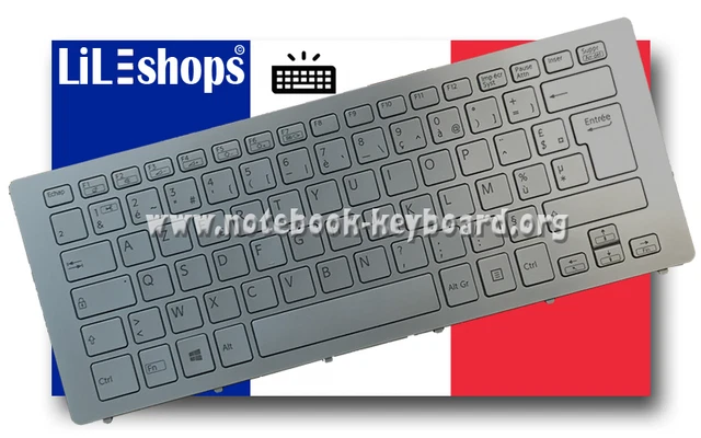 Clavier AZERTY Neuf Pour Sony Vaio PCG-7121M / PCG-7122M - Modèle Français Original