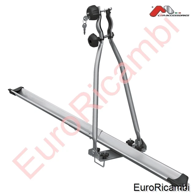 Portabici Da Tetto HUGGY LOCK Con Antifurto - Sistema Sicuro Per Trasporto Biciclette - Foto 5