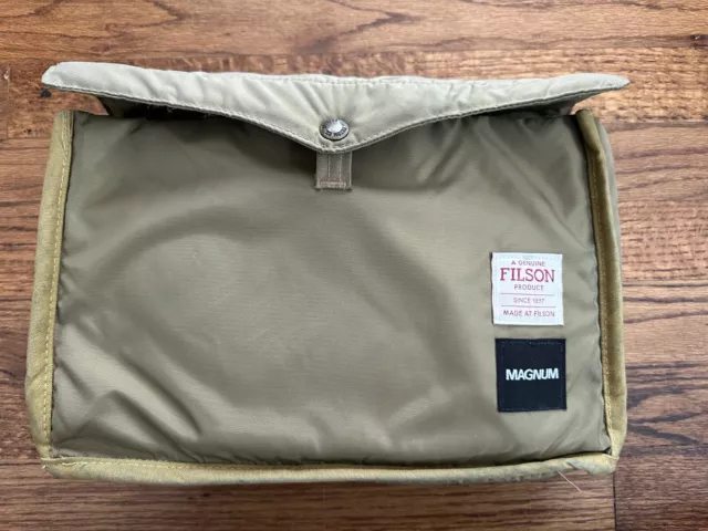 FILSON x Magnum Padded Camera bag cube insert Tan Ballistic nylon