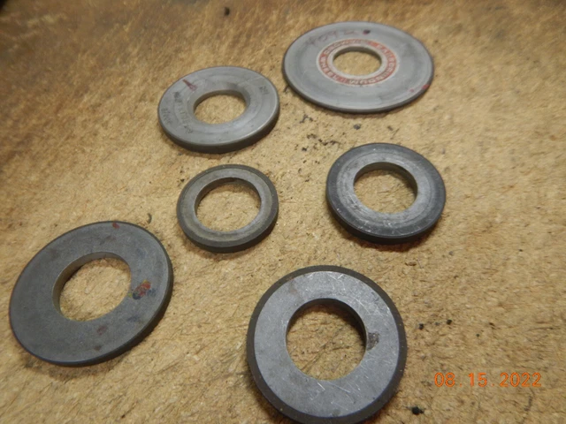 Pile Of Small Diameter 1-1/4" Arbor Bore Diamond Other Grinding Grinder Wheels