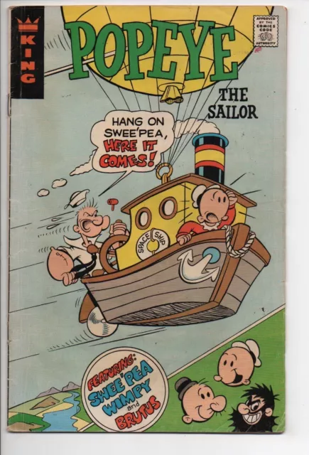 Popeye The Sailor Man 12 King Comic Book 1973 Featuring Swee’pee Wimpy Brutus