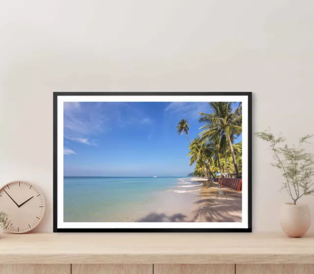 Thailand Koh Chang Island Sand Beach Poster Premium Quality Choose your Size