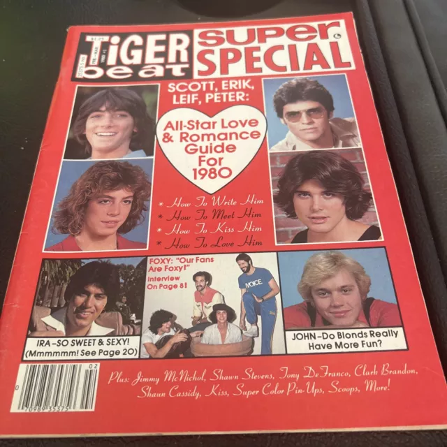 Tiger Beat Magazine Super Special Feb-March 1980 Scott, Erik, Leif, Peter