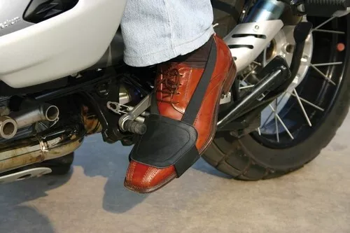 Salva scarpa 1 pz Universale in pelle naturale Lampa Accessori Moto strada Sicur