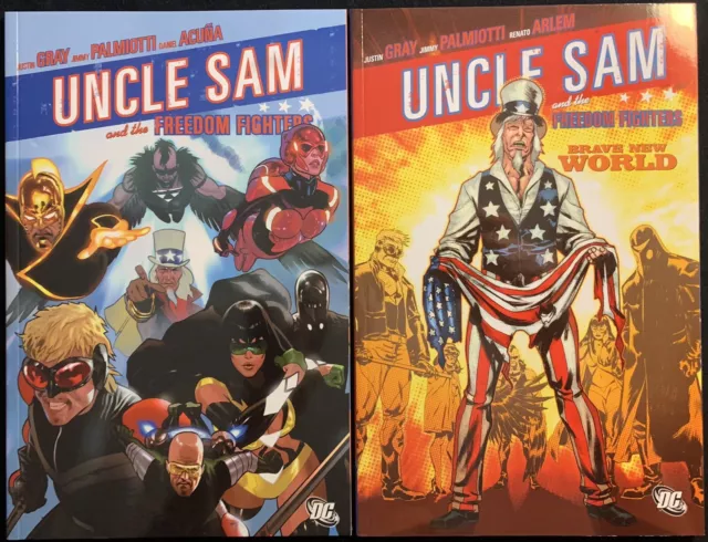 Uncle Sam And The Freedom Fighters Dc Comics Tpb Justin Gray Picclick