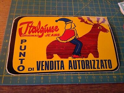 ADESIVO VINTAGE STICKER klebeR QUI CAMILLE BLOCH E' IN VENDITA IL VERO CIOCCOLAT 