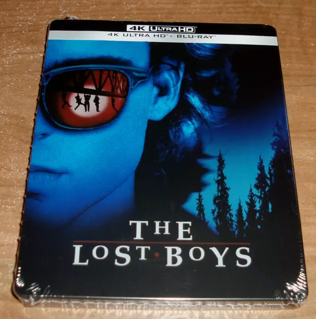 Jeunes Caché (The Lost Boys) 4K UHD + Blu-Ray Steelbook Neuf Scellé R2