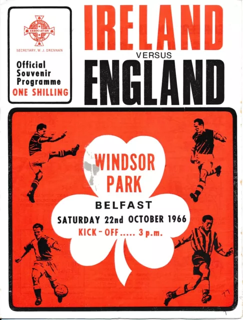 Northern Ireland v England (Home International) 1966