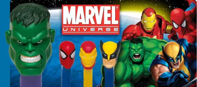 PEZ - Marvel Comics Series - Choose Character from Pull Down Menu- Use for Craft