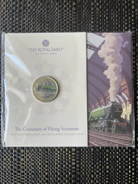 2023 UK £2 The Centenary of Flying Scotsman 15000 mintage Brilliant Uncirculated