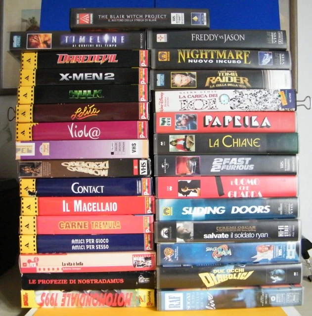 Lotto Di 29 Vhs / Videocassette Italiani - Leggi Titoli In Inserzione