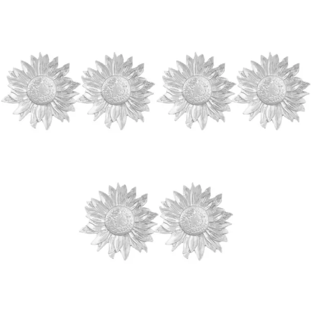 3 Pairs of Stud Earrings Flower Earrings Floral Ear Studs Women Sunflower Ear