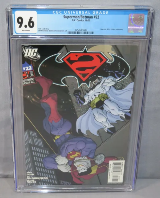 SUPERMAN/BATMAN #22 (Batman Beyond 1st app in DC continuity) CGC 9.6 NM+ 2005