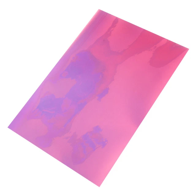 Película de arco iris brillante vinilo holográfico bolsas adhesivo