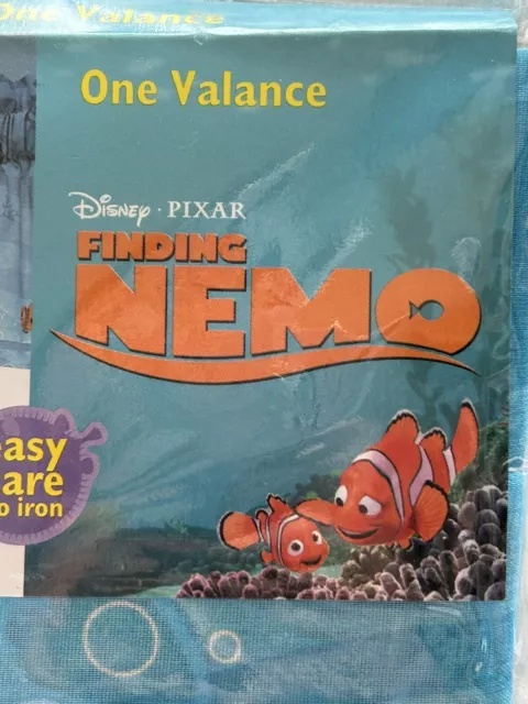 NEW Disney Pixar Finding  Nemo  Window Valance 84x15 curtain no iron new